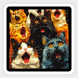 Scaredy-cats Sticker